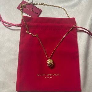 Kurt Geiger multicolor eagle necklace